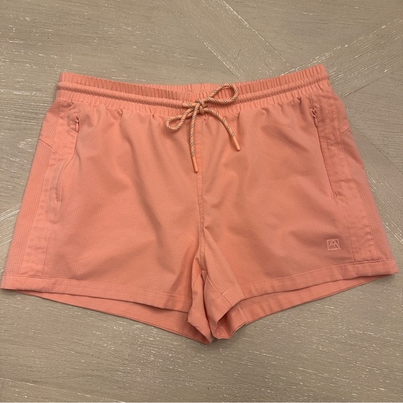 Avalanche Coral Peach Athletic Shorts Adjustable Fit Size Medium - Picture 1 of 7